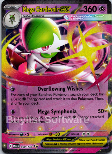 Mega Gardevoir ex [060/132] [Mega Evolution] Holofoil