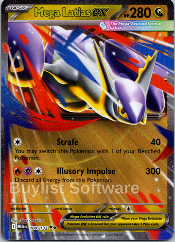 Mega Latias ex [100/132] [Mega Evolution] Holofoil
