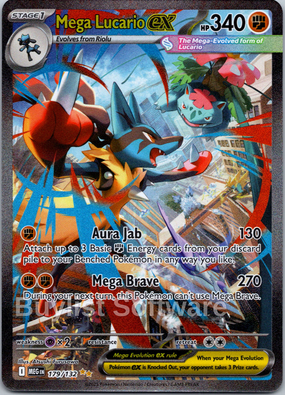 Mega Lucario ex [179/132] [Mega Evolution] Holofoil