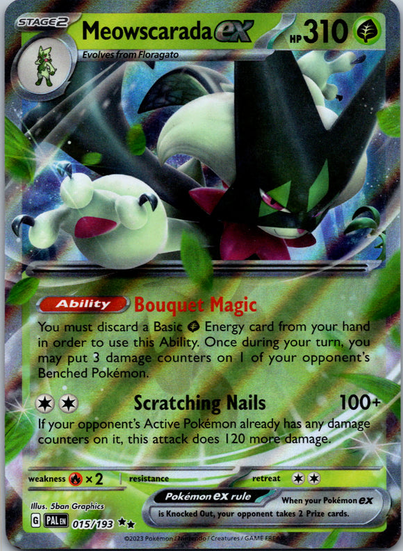 Meowscarada ex - 015/193 [015/193] [Paldea Evolved] Holofoil