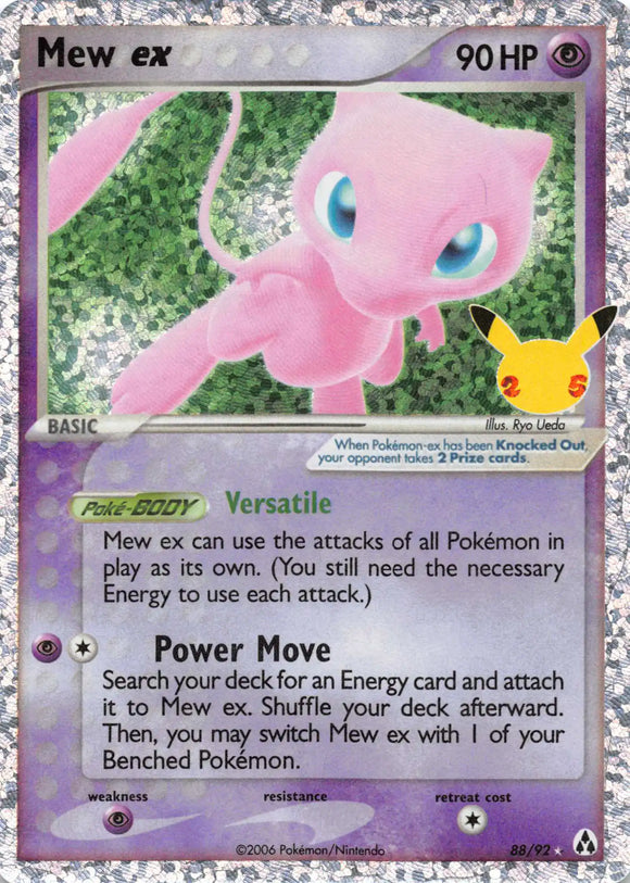 Mew ex [88/92] [Celebrations: Classic Collection] Holofoil