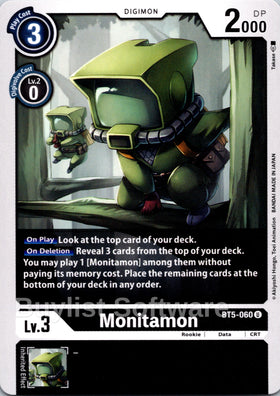 Monitamon [BT5-060] [Battle of Omni] Normal