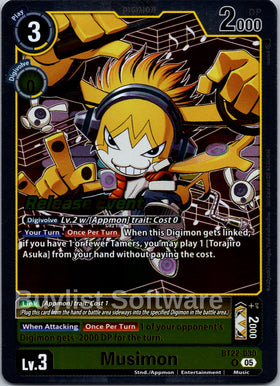 Musimon [BT22-030 R] [Cyber Eden Release Event Cards] Foil