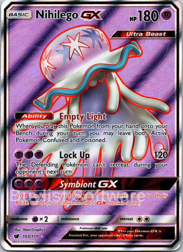 Nihilego GX (Full Art) [103/111] [Crimson Invasion] Holofoil