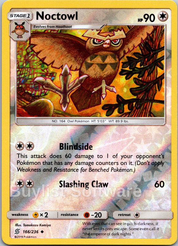 Noctowl [166/236] [Unified Minds] Reverse Holofoil