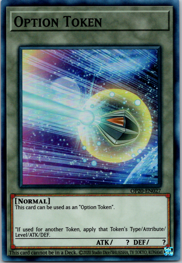 Option Token [OP20-EN027] Super Rare