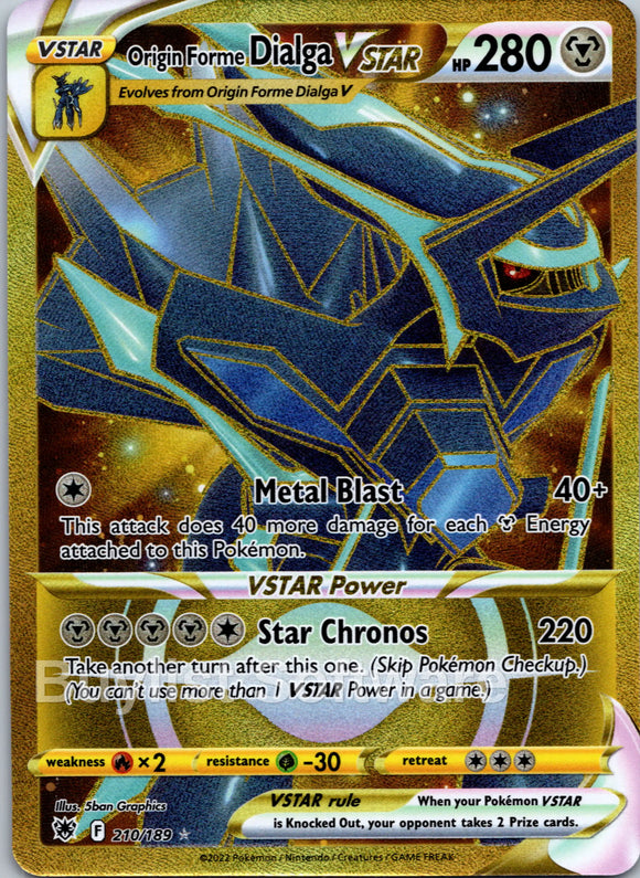 Origin Forme Dialga VSTAR [210/189] [Astral Radiance] Holofoil