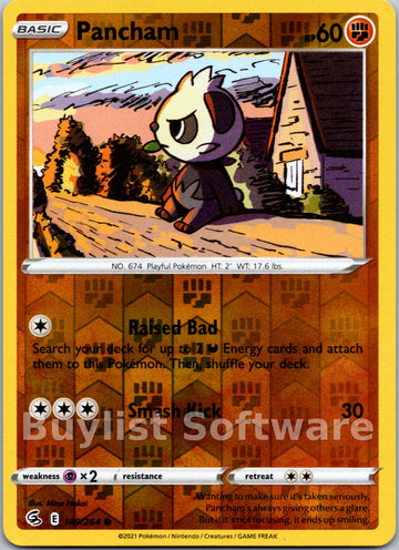 Pancham [149/264] [Fusion Strike] Reverse Holofoil