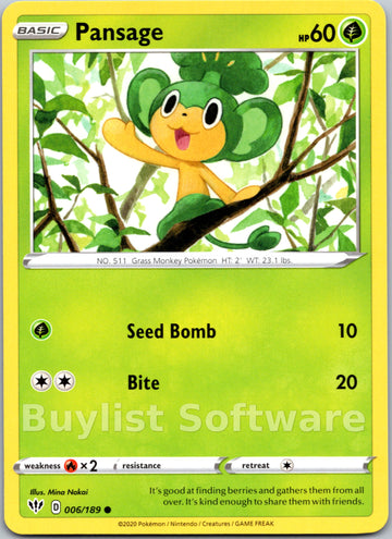 Pansage [006/189] [Darkness Ablaze]