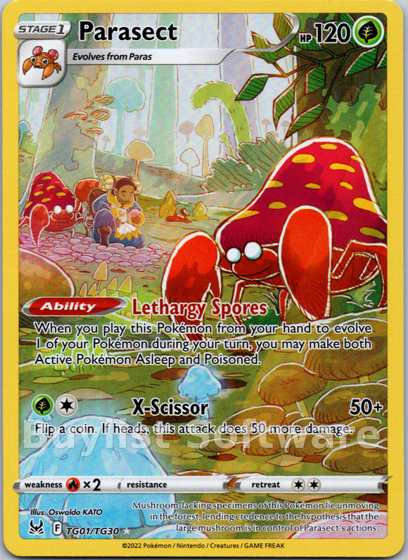 Parasect [TG01/TG30] [Lost Origin Trainer Gallery] Holofoil