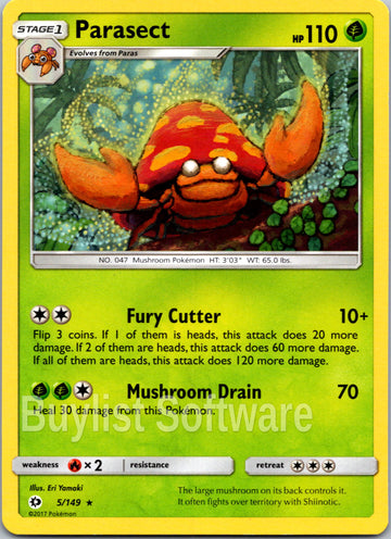 Parasect [5/149] [Sun & Moon Base Set]