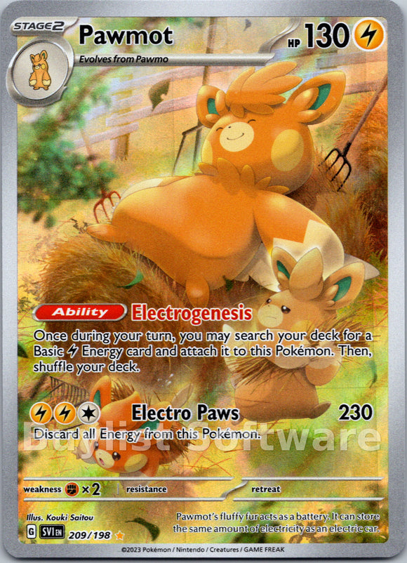 Pawmot - 209/198 [209] - (SV01 Scarlet & Violet Base Set) Holofoil