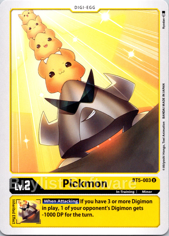 Pickmon [BT5-003] [Battle of Omni] Normal