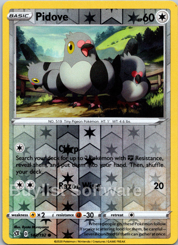 Pidove [143/192] [Rebel Clash] Reverse Holofoil