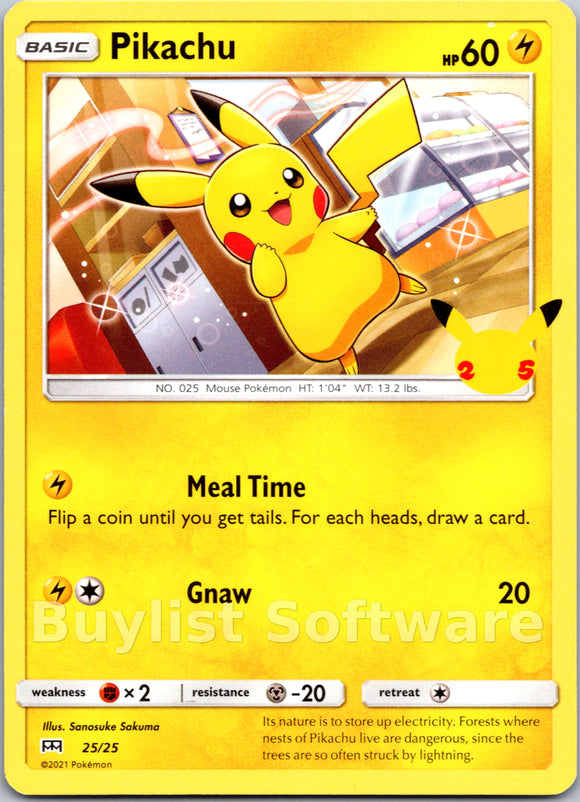 Pikachu [25/25] - McDonalds Collection 2021 Holofoil