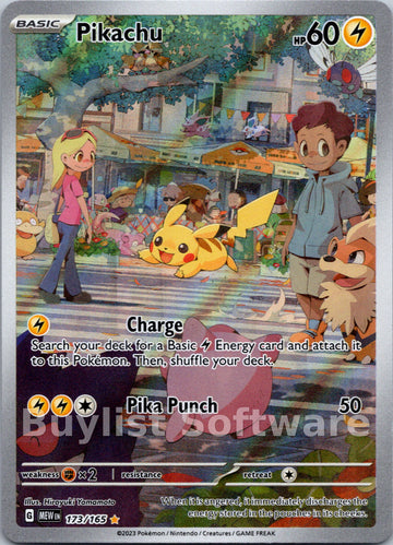 Pikachu (173/165) [Scarlet & Violet:  151] Holofoil