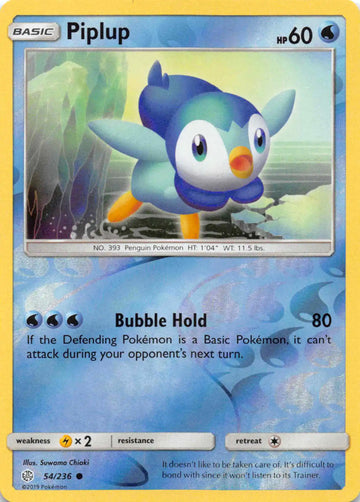 Piplup [54/236] [Cosmic Eclipse] Reverse Holofoil