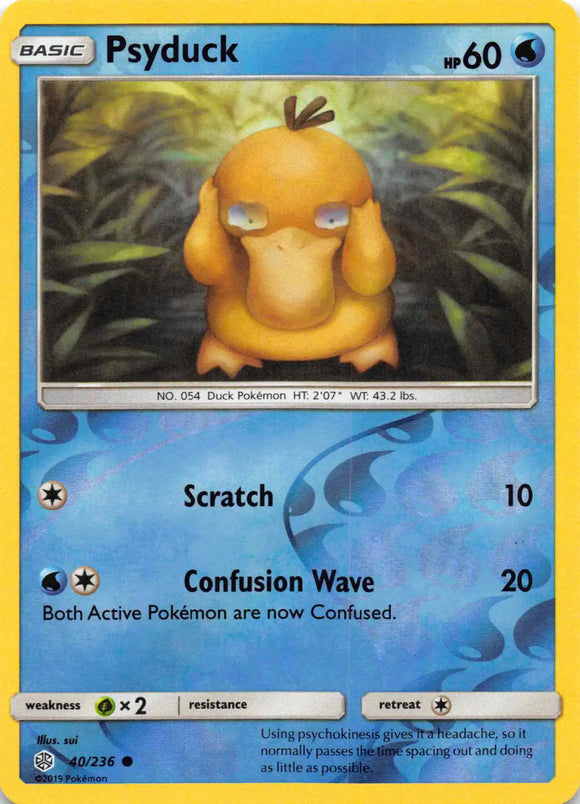 Psyduck [40/236] [Cosmic Eclipse] Reverse Holofoil