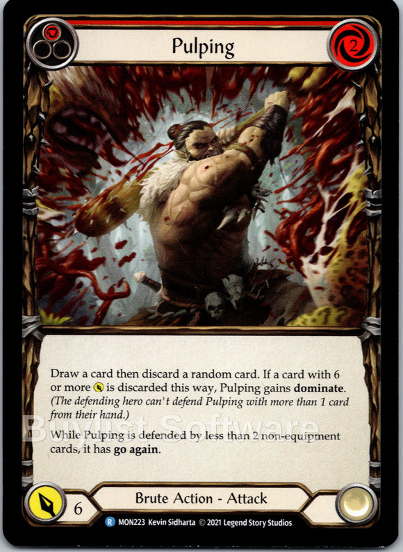 Pulping (Red) [MON223] 1st Edition Normal