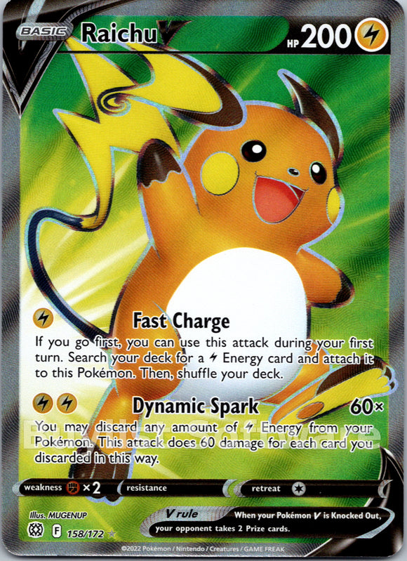 Raichu V [158/172] [Brilliant Stars] Holofoil