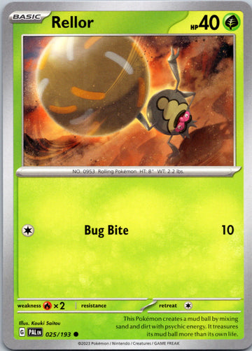 Rellor - 025/193 [025/193] [Paldea Evolved]