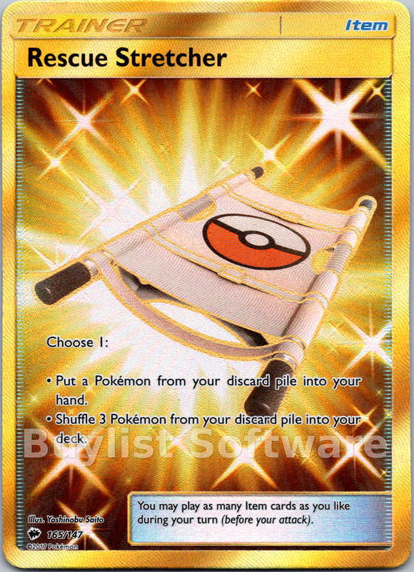 Rescue Stretcher (165/147) [Sun & Moon: Burning Shadows]