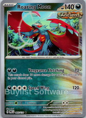Roaring Moon (Master Ball Pattern) [065/131] - (Prismatic Evolutions) Holofoil