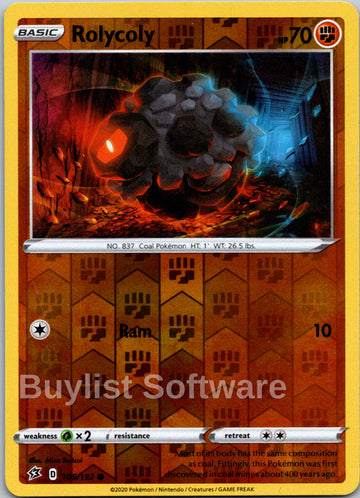 Rolycoly [105/192] [Rebel Clash] Reverse Holofoil