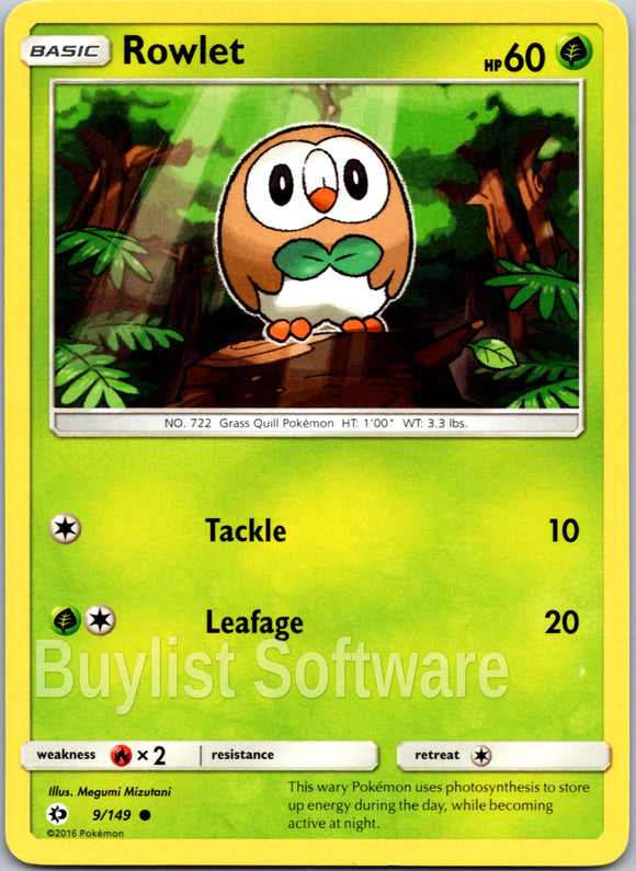 Rowlet [9/149] [Sun & Moon Base Set]