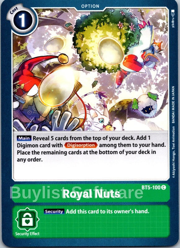 Royal Nuts [BT5-100] [Battle of Omni] Normal