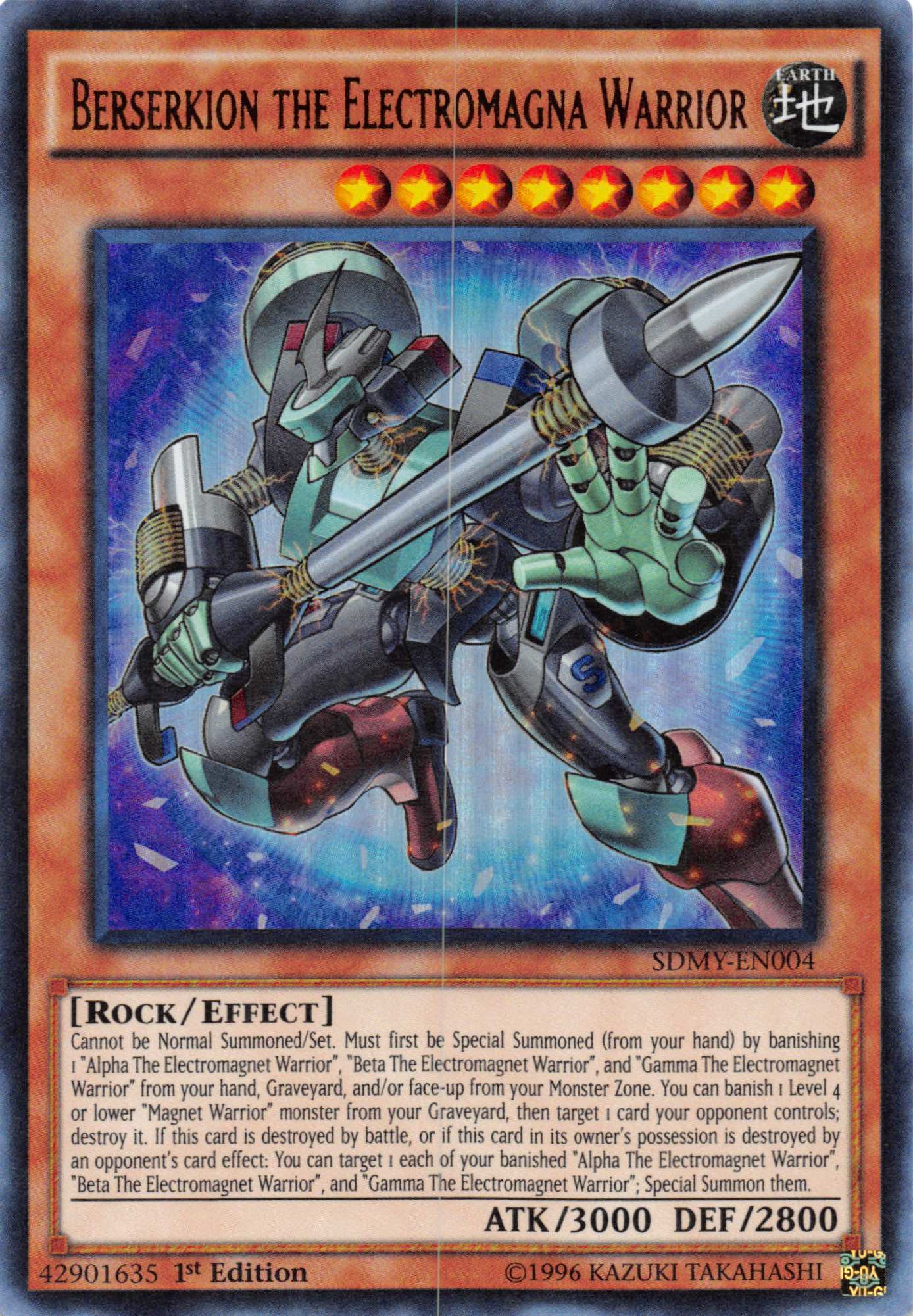 Berserkion the Electromagna Warrior [SDMY-EN004] Ultra Rare