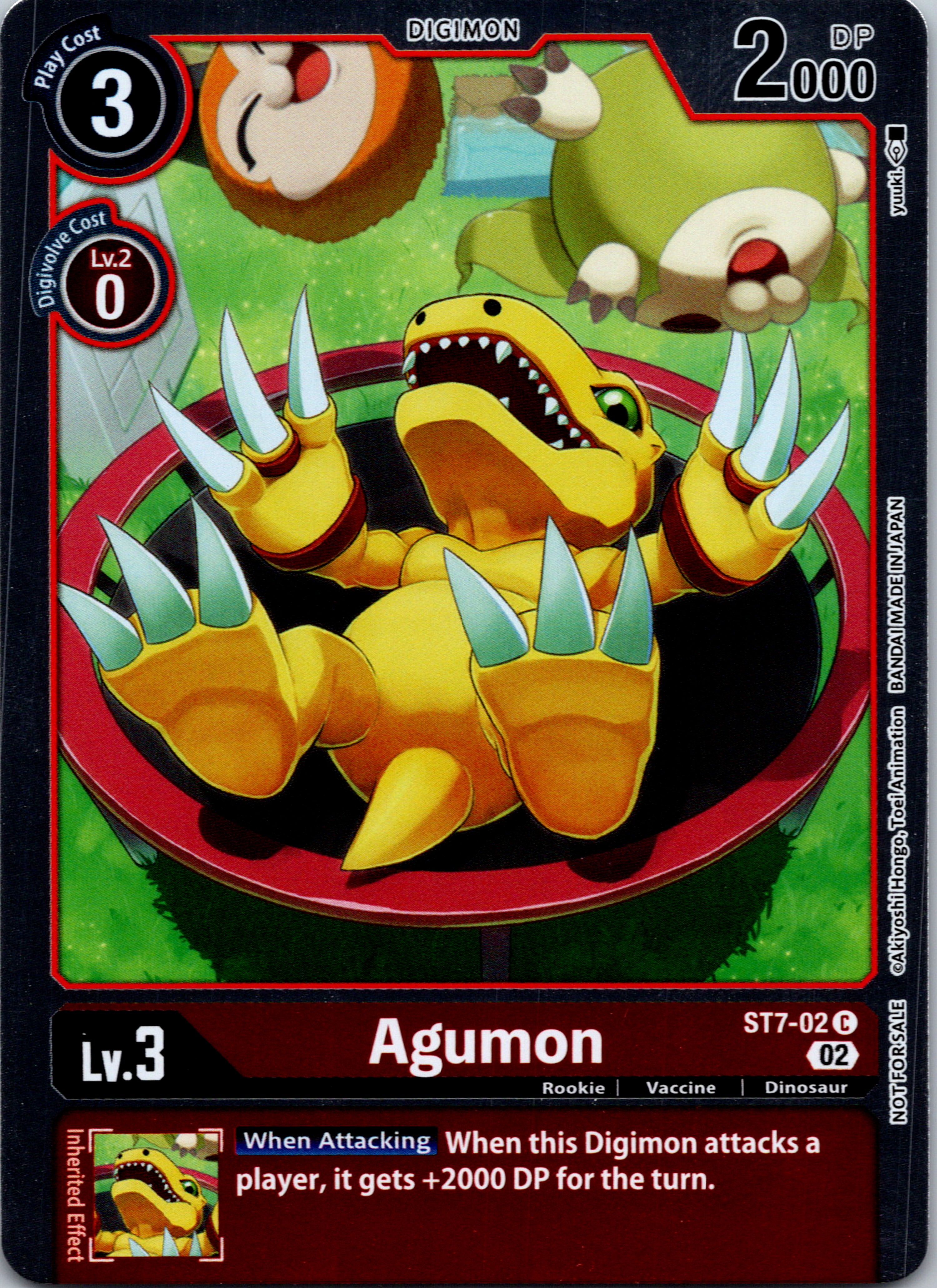 Agumon (Official Tournament Pack Vol.8) [ST7-02] [Starter Deck 07: Gallantmon] Foil