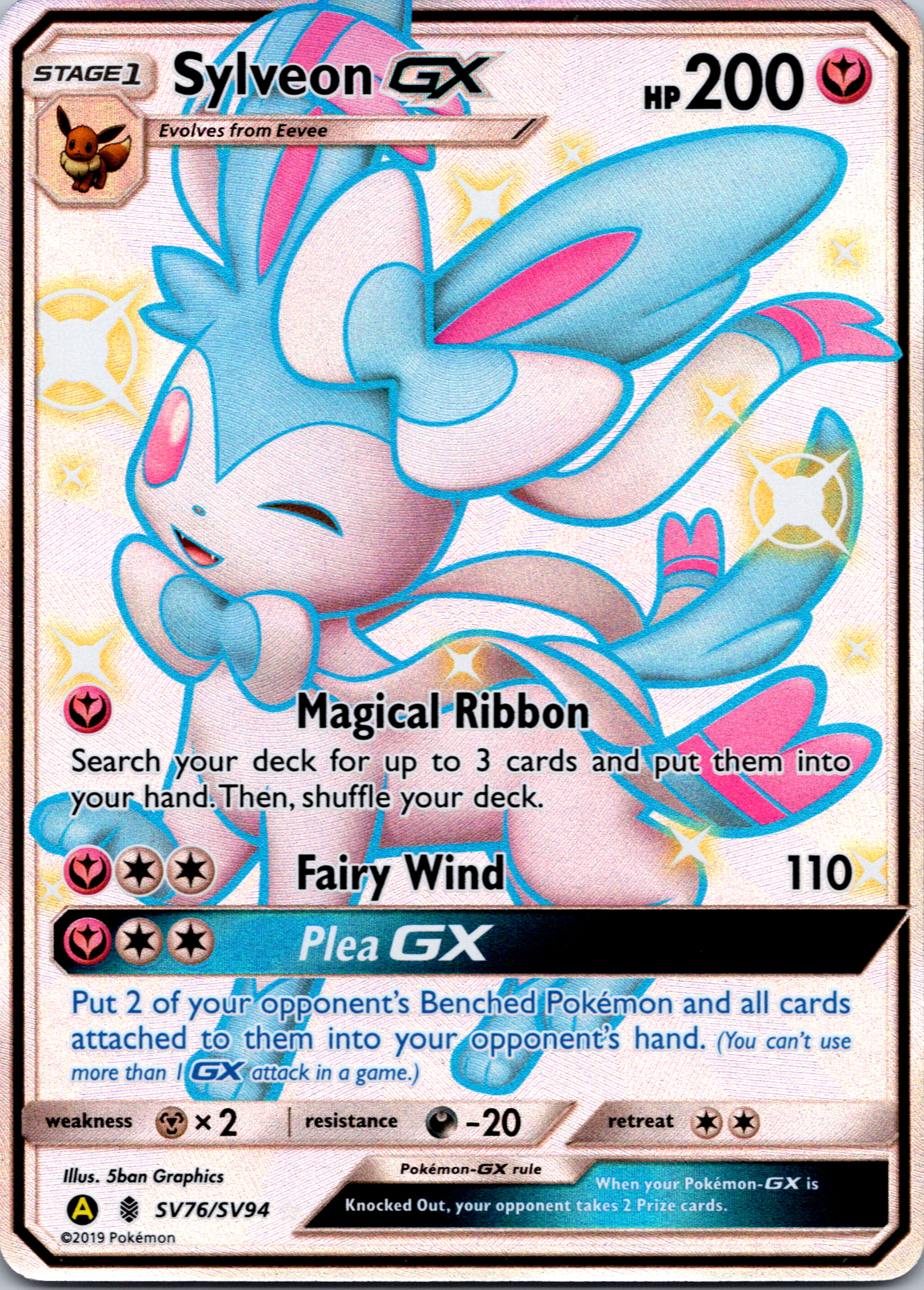 Sylveon GX (SV76/SV94) [Hidden Fates: Shiny Vault]