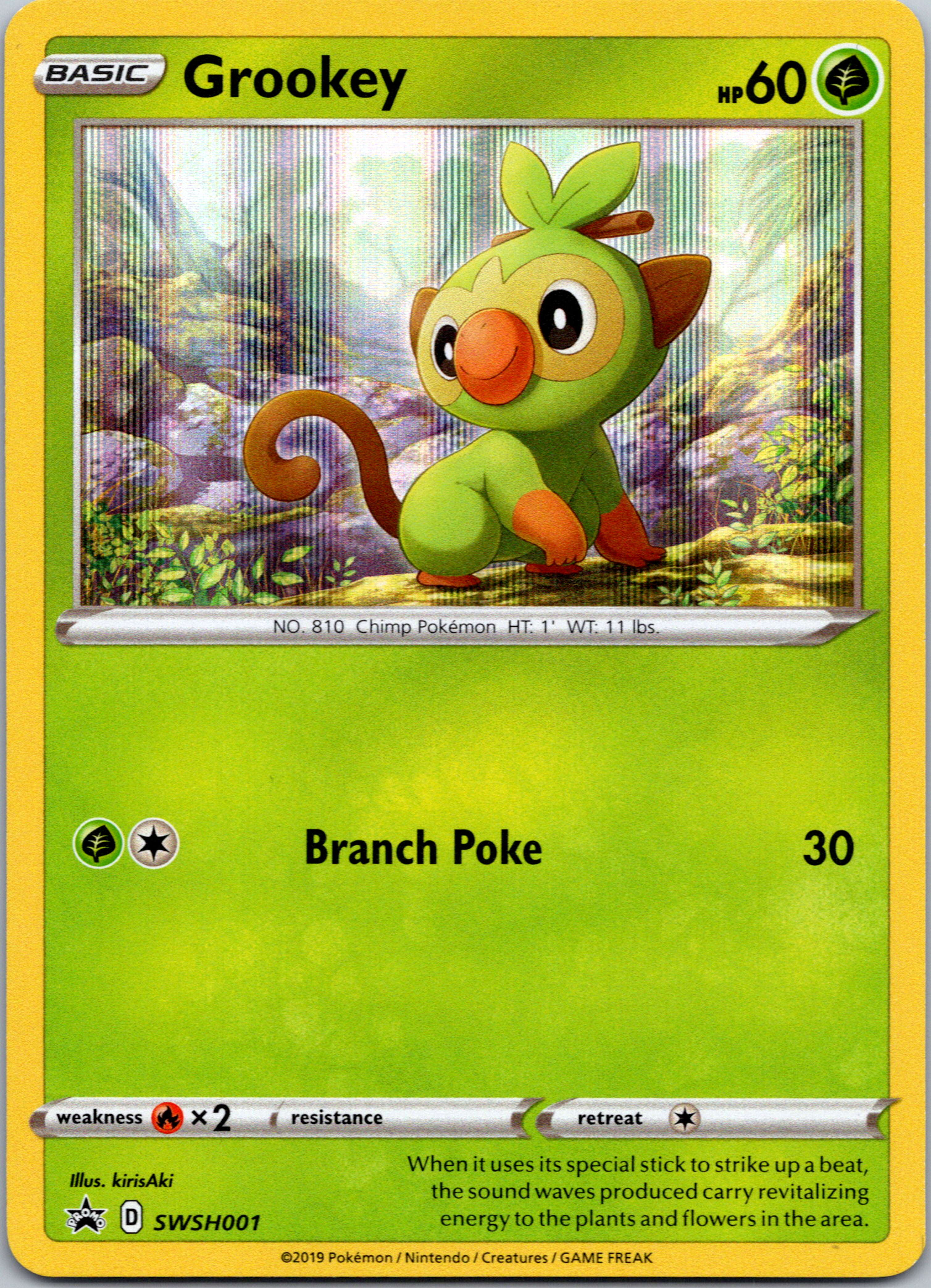 Grookey (SWSH001) [Sword & Shield: Black Star Promos]