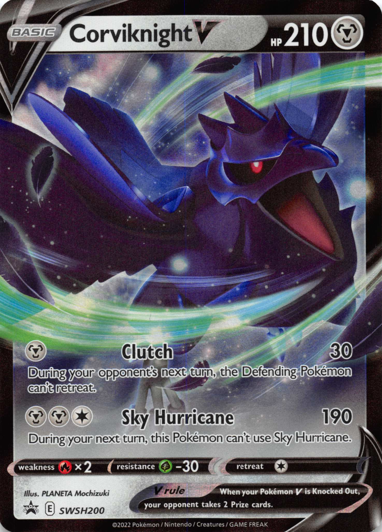 Corviknight V (SWSH200) [Sword & Shield: Black Star Promos]