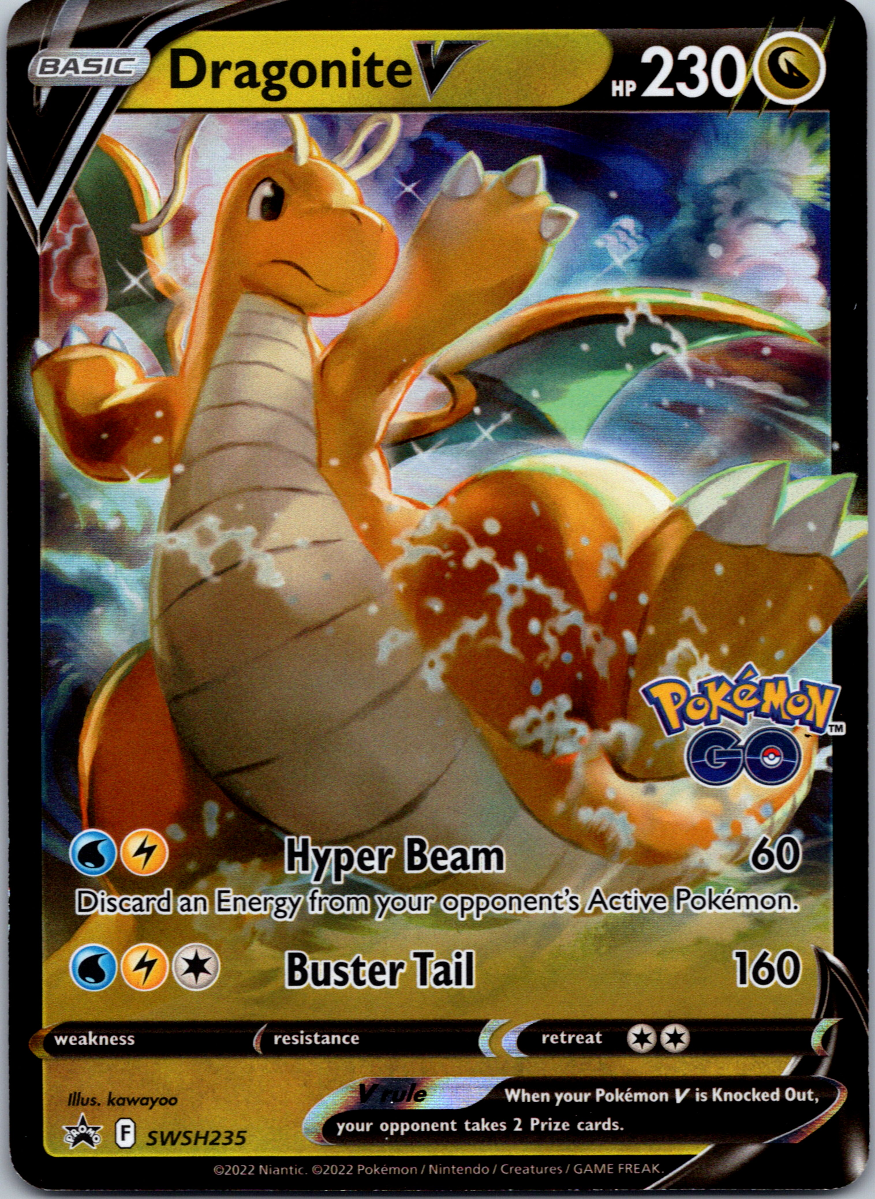 Dragonite V (SWSH235) [Sword & Shield: Black Star Promos]