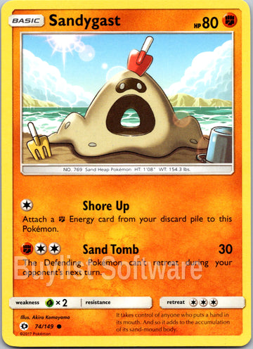Sandygast [74/149] [Sun & Moon Base Set]