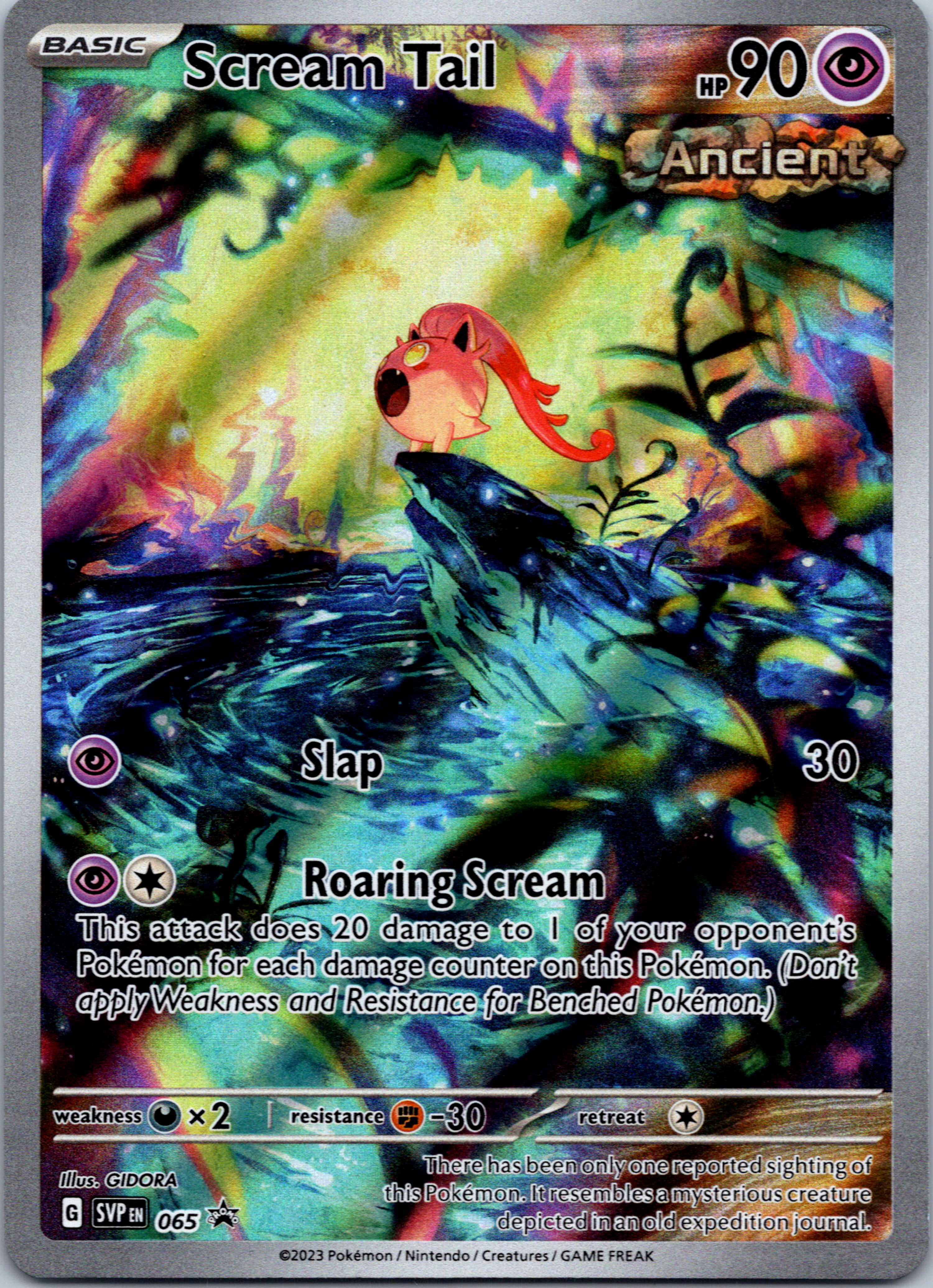 Scream Tail - [065] - (SV Scarlet & Violet Promo Cards) Holofoil