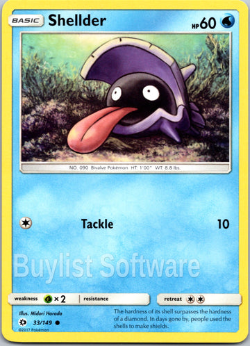 Shellder [33/149] [Sun & Moon Base Set]