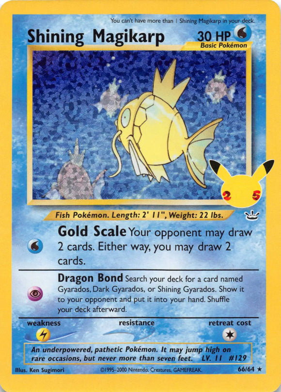 Shining Magikarp [66/64] [Celebrations: Classic Collection] Holofoil
