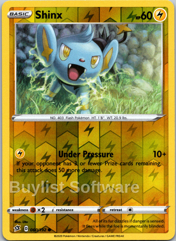 Shinx [060/192] [Rebel Clash] Reverse Holofoil