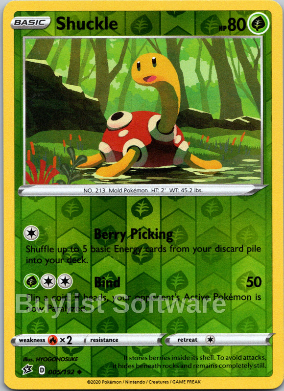 Shuckle [005/192] [Rebel Clash] Reverse Holofoil