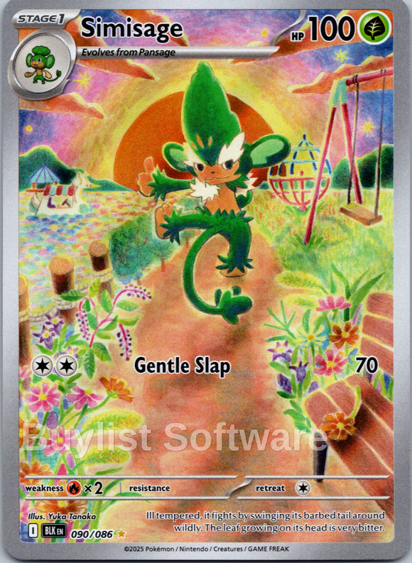 Simisage [090/086] [Black Bolt] Holofoil