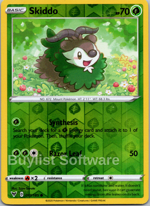 Skiddo [017/185] [Vivid Voltage] Reverse Holofoil