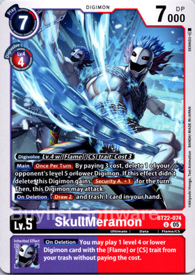 SkullMeramon [BT22-074 U] [Cyber Eden]