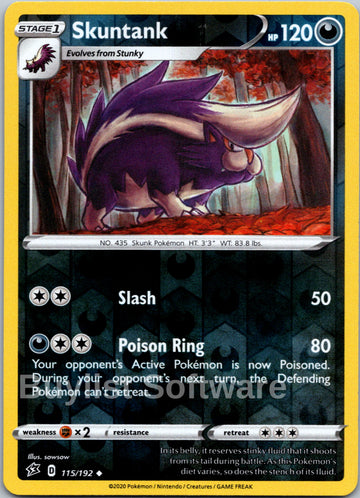 Skuntank [115/192] [Rebel Clash] Reverse Holofoil