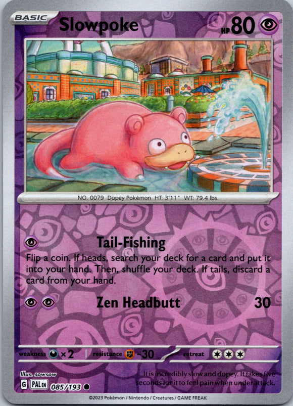 Slowpoke [085/193] [Paldea Evolved] Reverse Holofoil