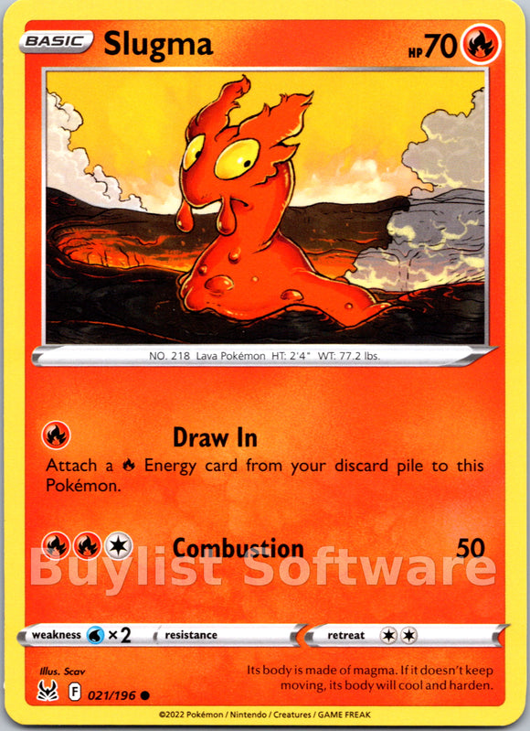 Slugma (021/196) [Sword & Shield: Lost Origin]
