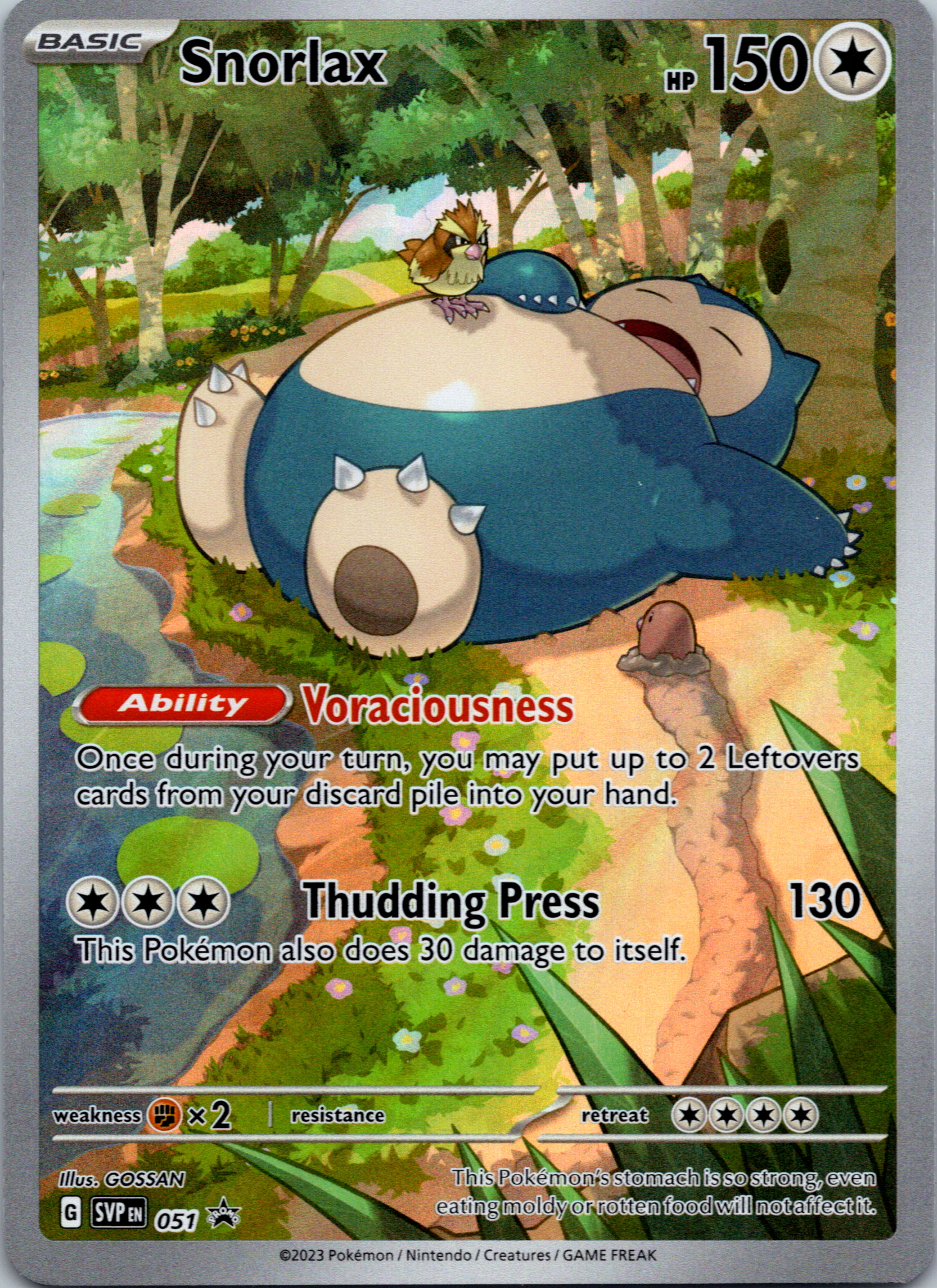 Snorlax (051) [Scarlet & Violet: Black Star Promos]