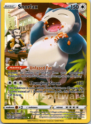 Snorlax (TG10/TG30) [Sword & Shield: Lost Origin]